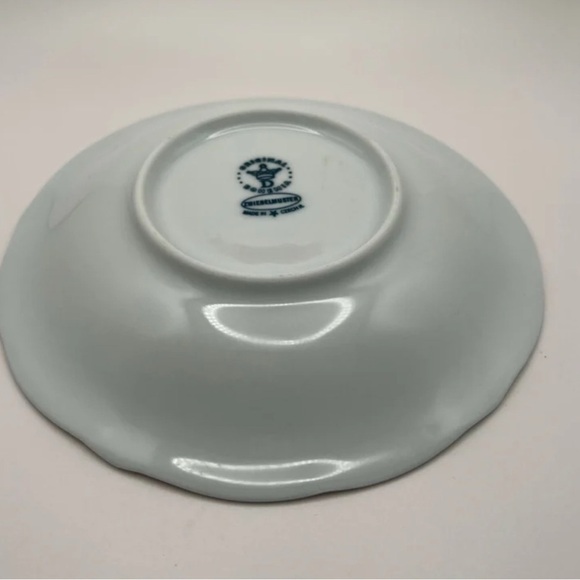 Zwiebelmuster Czech Blue & White Teacup and Saucer – Bohemia Porcelain – Vtg - Picture 8 of 9